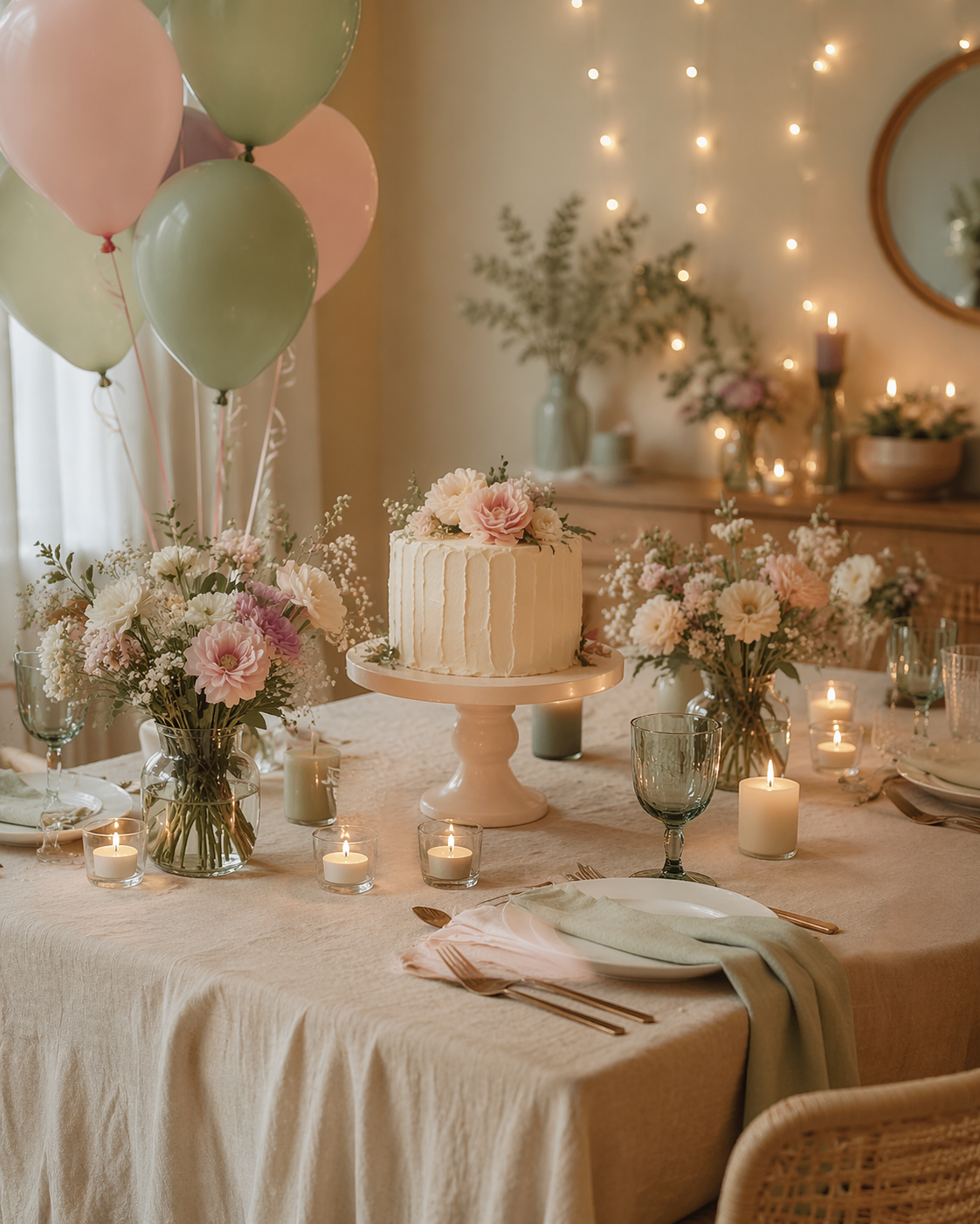 25 Aesthetic Birthday Party Ideas at Home (Simple & Beautiful Setup)