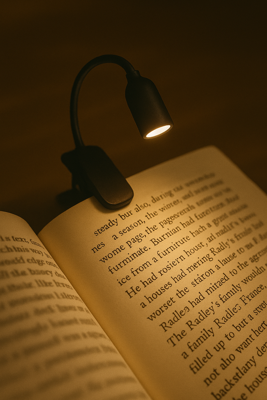 LED Book Page Clip Light