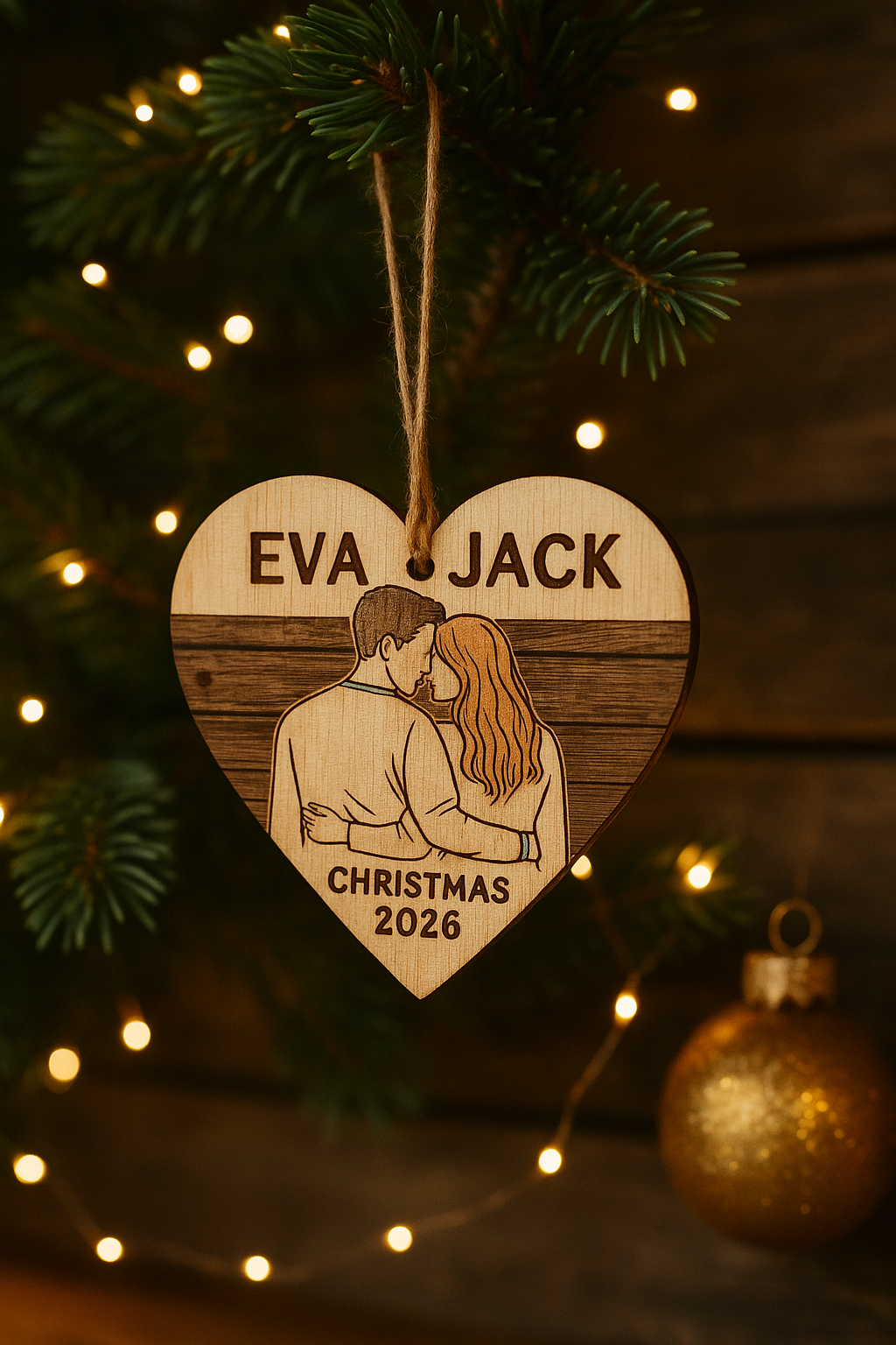 Personalized Couple Ornament