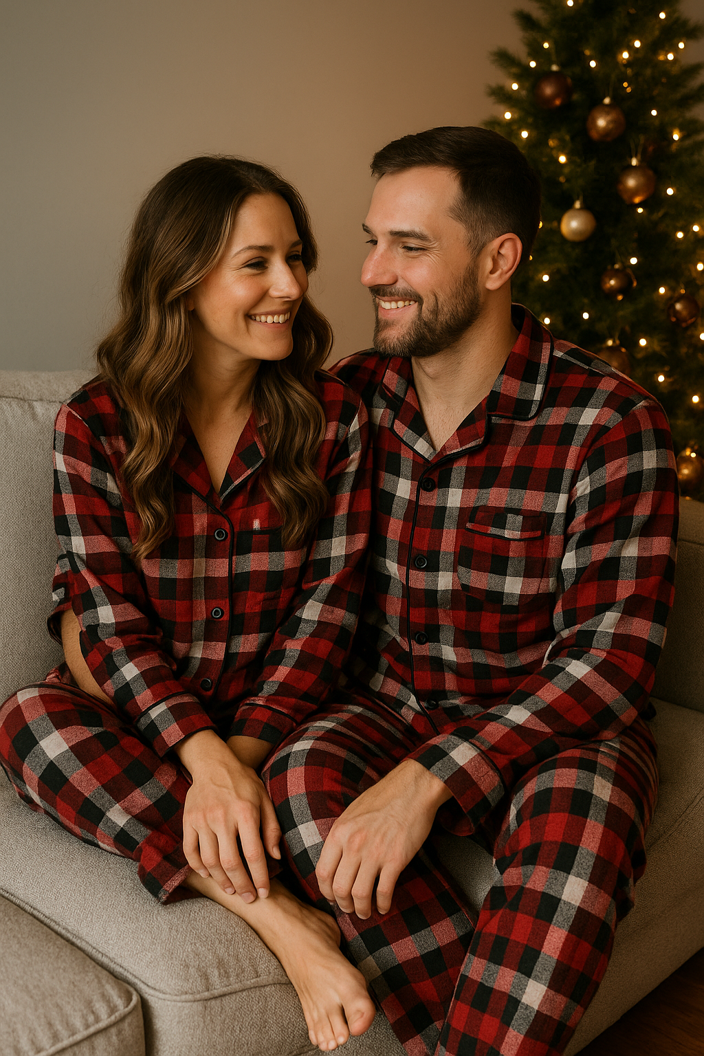 Matching Couple Pajama Set