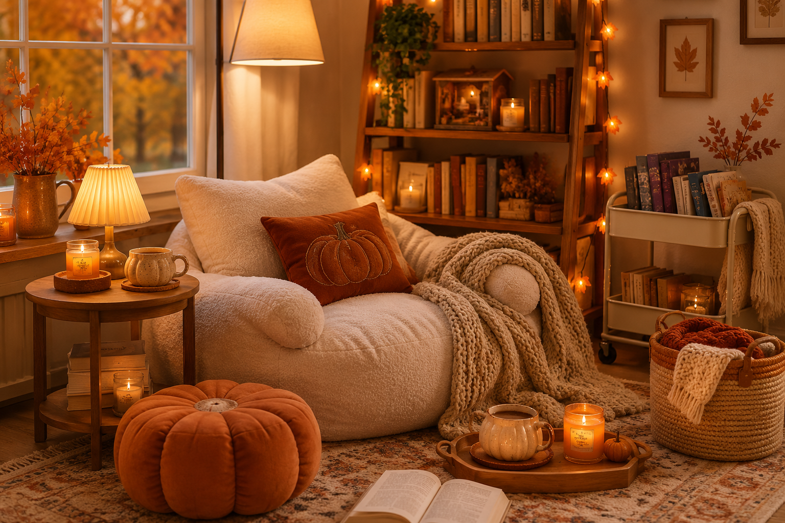 25 Cozy Fall Reading Nook Ideas for the Perfect Autumn Escape