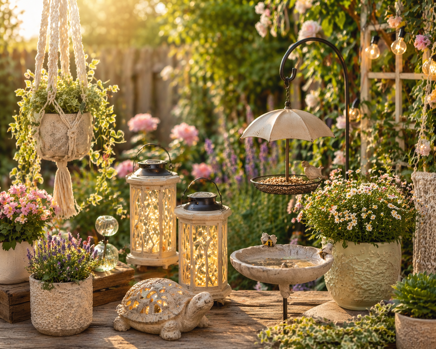 Aesthetic garden decor gifts
