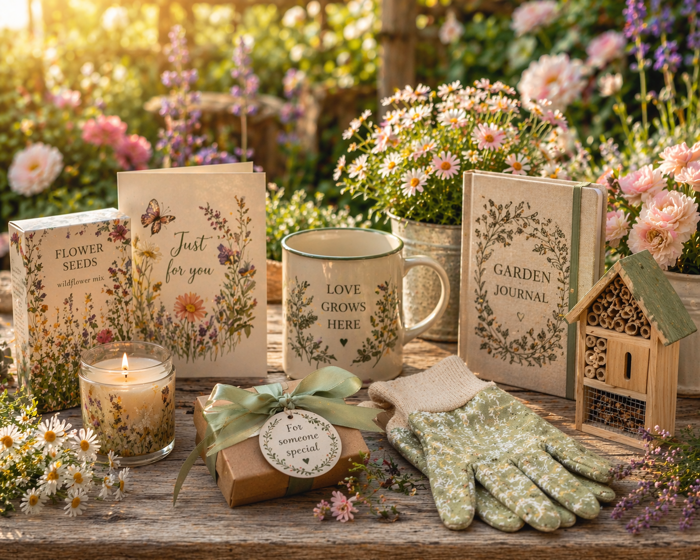 Thoughtful extra gifts for gardeners