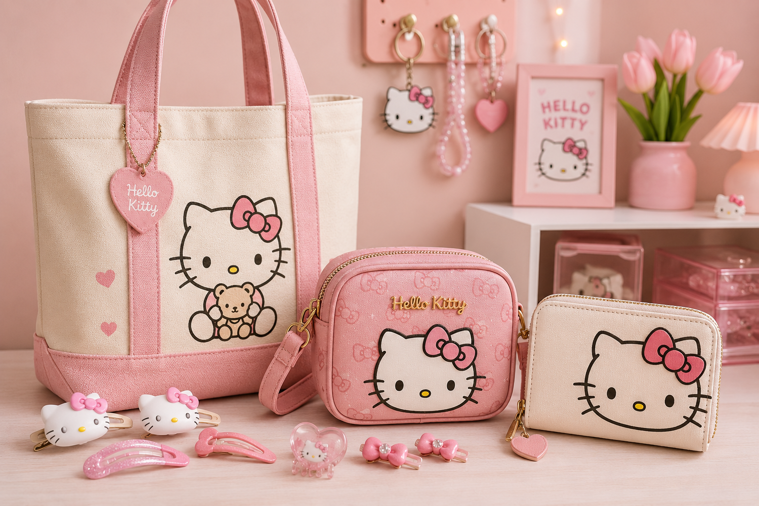 Hello Kitty bags and accessories
