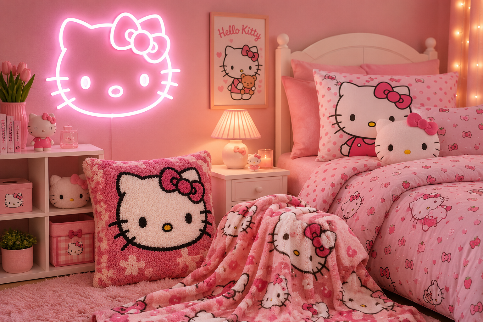 Cute Hello Kitty bedroom and room decor gifts