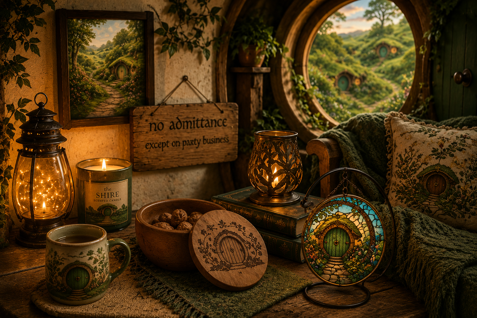 Cozy Lord of the Rings inspired home decor