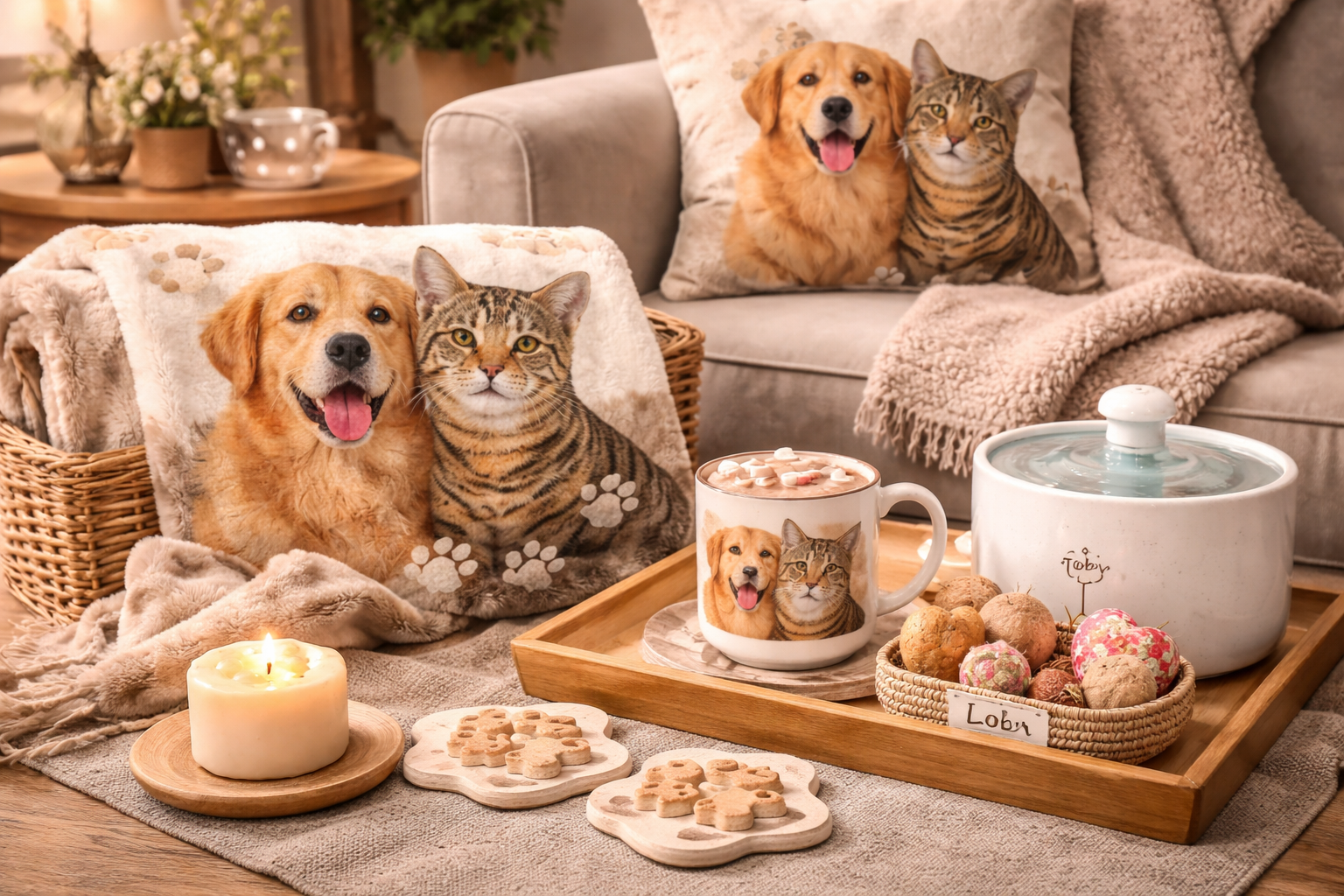 Cozy home gift ideas for pet owners