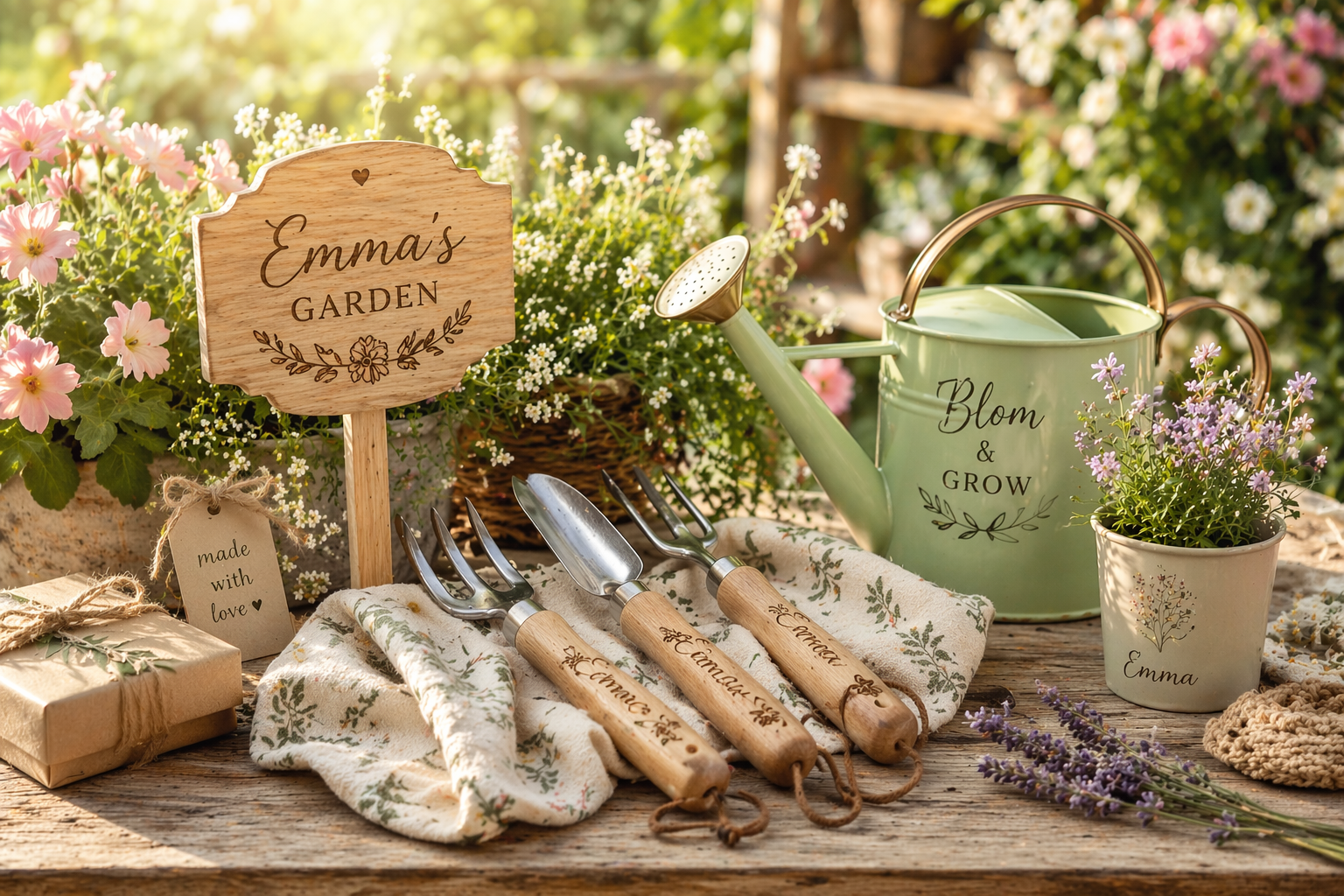 Personalized garden gifts