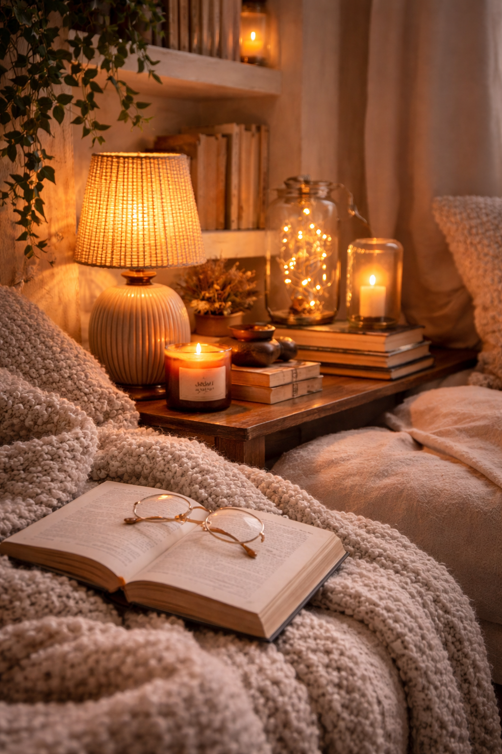 Cozy reading lighting